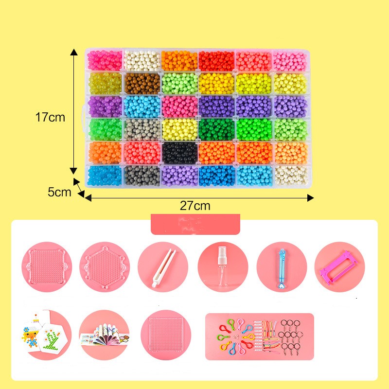 Water mist magic beads dots painting to fight peas toys