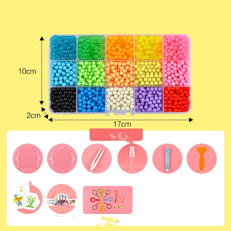 Water mist magic beads dots painting to fight peas toys