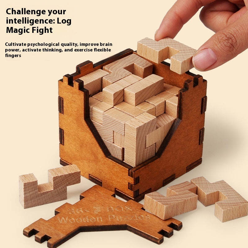 Magic Dou Assembly Building Blocks Kongming Lock