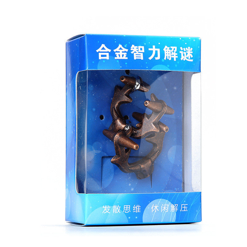 Zinc Alloy Unlock Nostalgic Magic Puzzle Toy