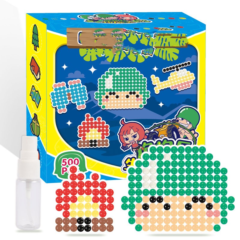 Water mist magic beads dots painting to fight peas toys