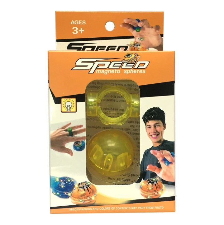 Fidget spinner Magic Speed induction Magneto Spheres Magnetic Flashing Glowing Ball Spinner Toys Stress Reducer