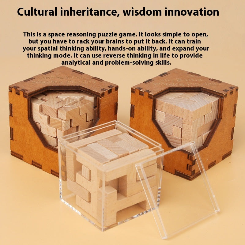 Magic Dou Assembly Building Blocks Kongming Lock