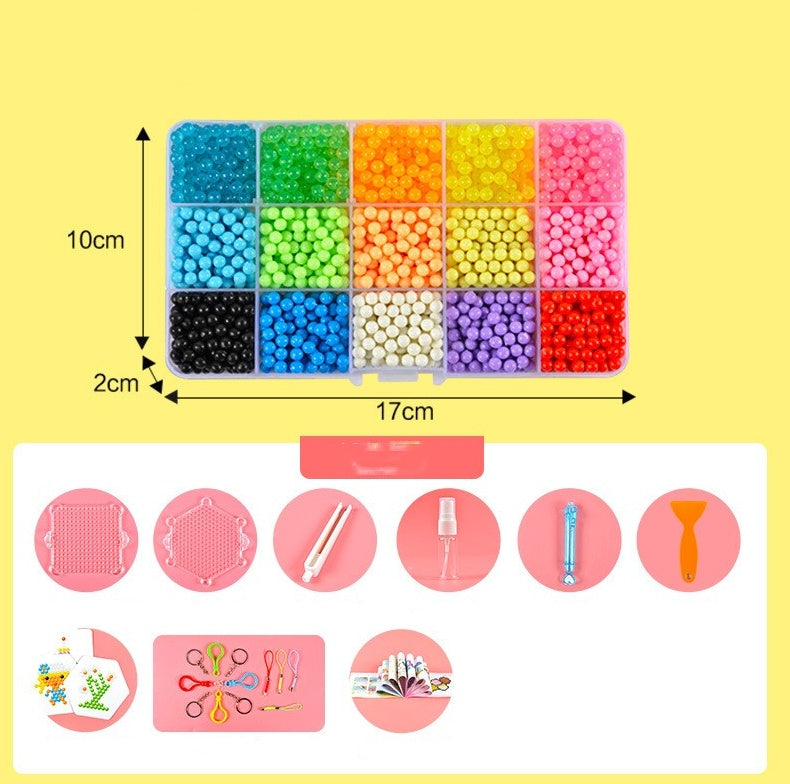 Water mist magic beads dots painting to fight peas toys