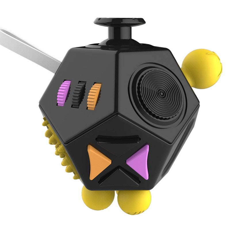 New Antistress Cube Toys Squeeze Stress Reliever Toys Puzzle Magic Cube Toys Stress Cube Come With Box Stress Wheel