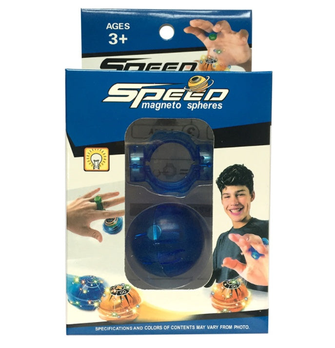 Fidget spinner Magic Speed induction Magneto Spheres Magnetic Flashing Glowing Ball Spinner Toys Stress Reducer