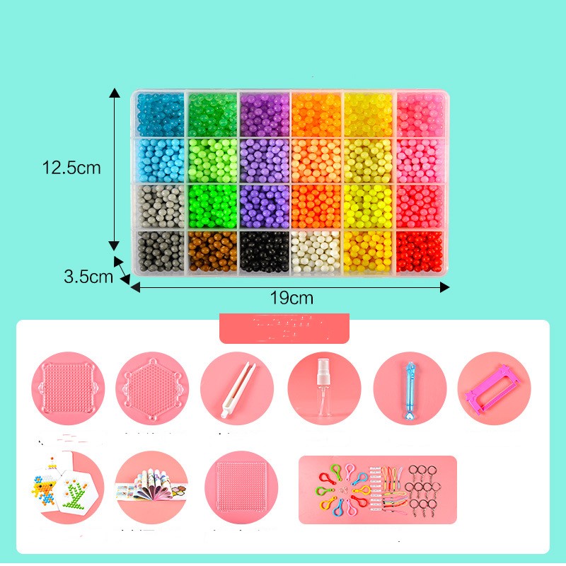 Water mist magic beads dots painting to fight peas toys