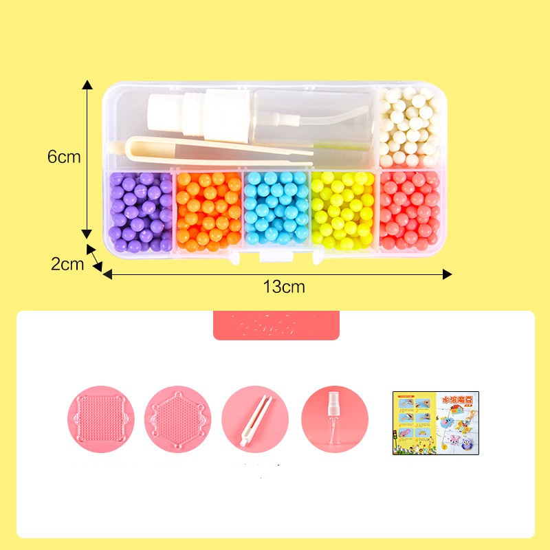 Water mist magic beads dots painting to fight peas toys
